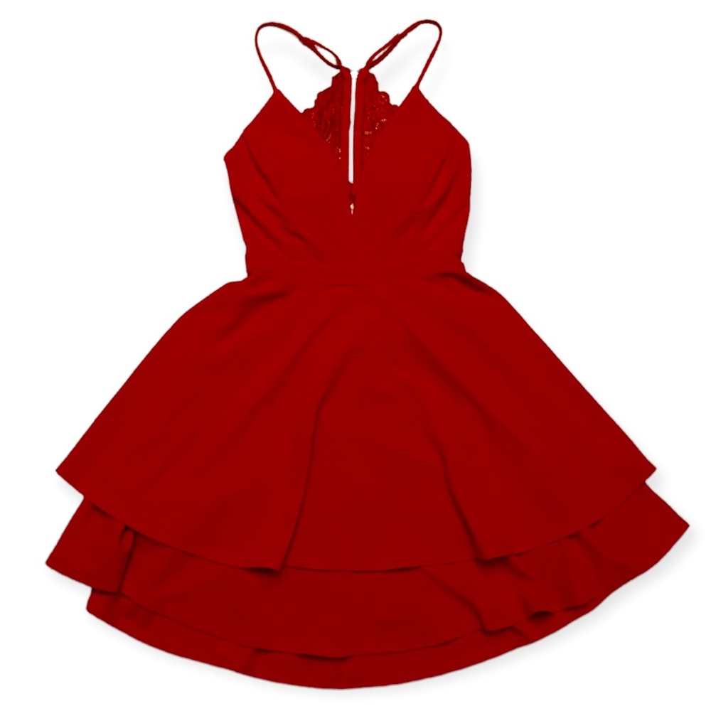 Love, Nickie Lew dress with lace back